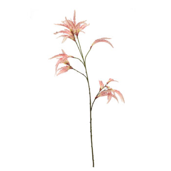 branche de fougere rose 120cm