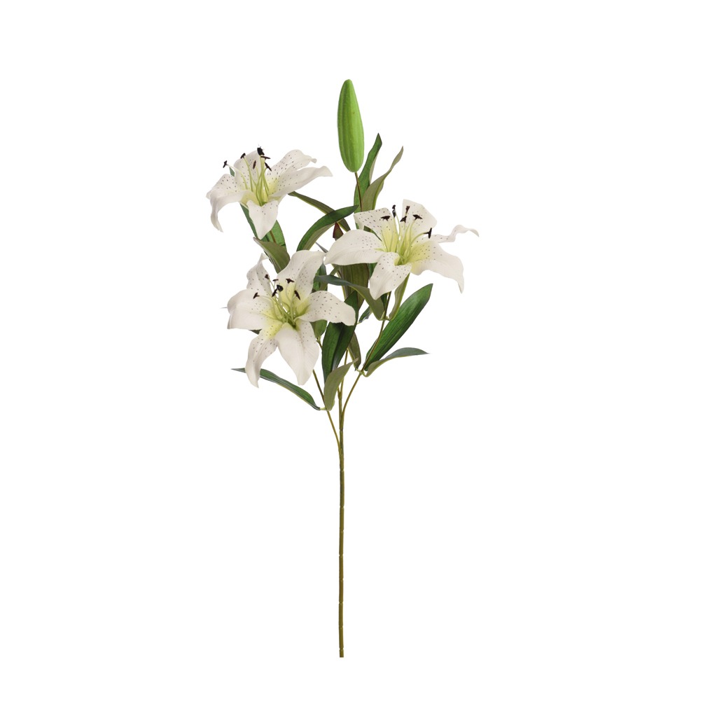 40260013 CR lys blanc H 72cm