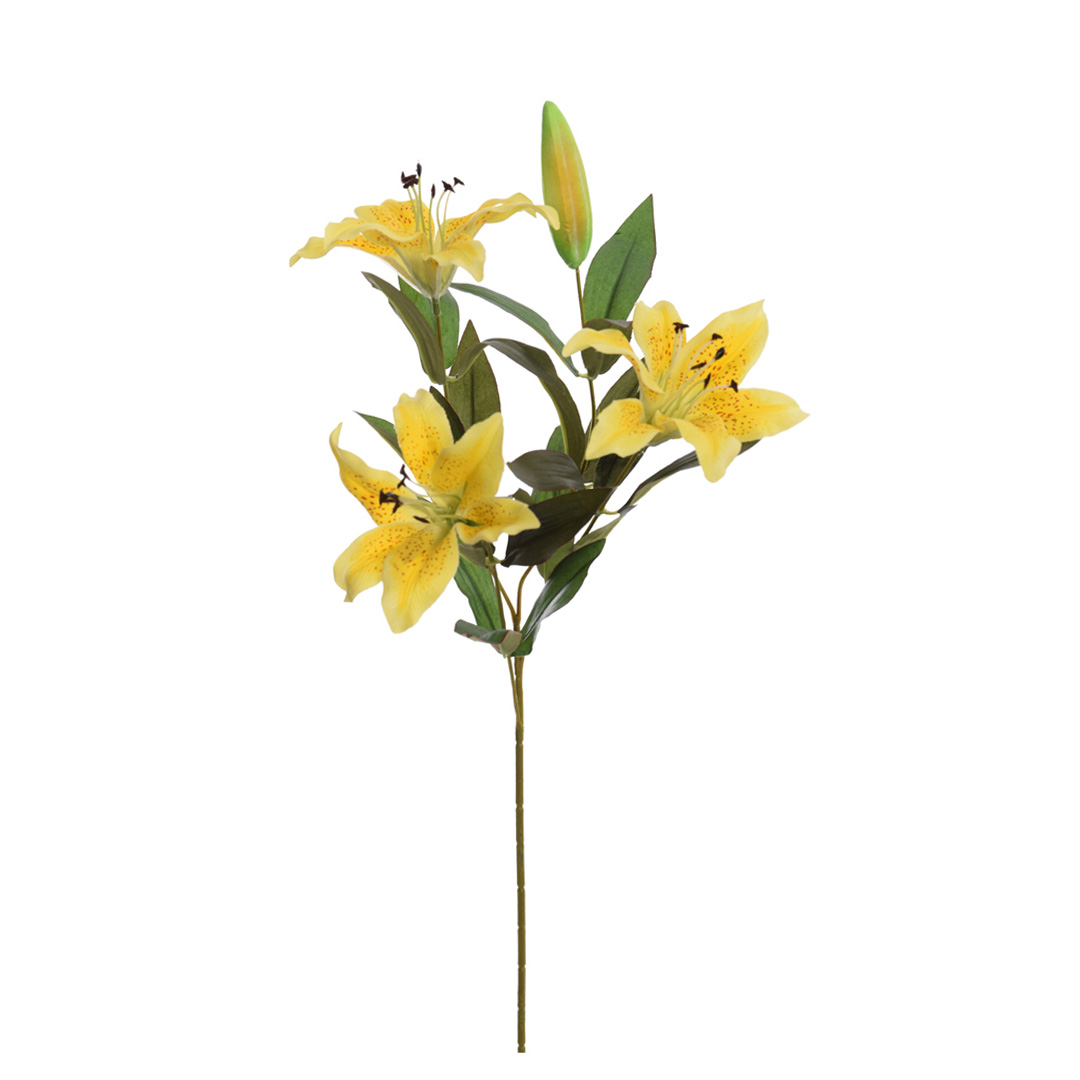 lys jaune H 72cm lys jaune H 72cm