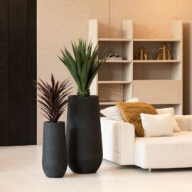 Yucca burgundy H 80cm plante artificielle