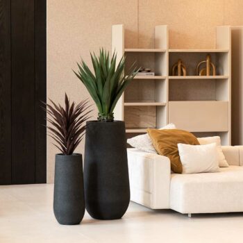 Yucca burgundy H 80cm plante artificielle