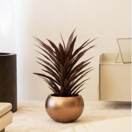 Yucca burgundy H 80cm plante artificielle