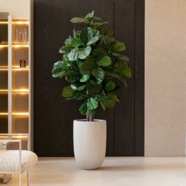Ficus lyrata à larges feuilles H 180cm plante artificielle