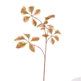 Beech Leaf Rose L 74cm Feuille artificielle en soie