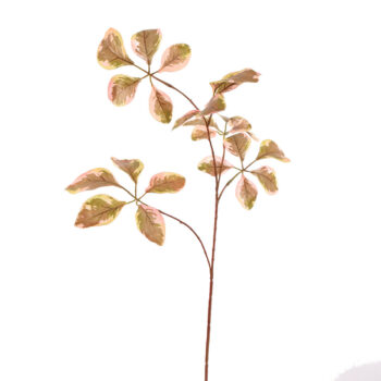 Beech Leaf Rose L 74cm Feuille artificielle en soie