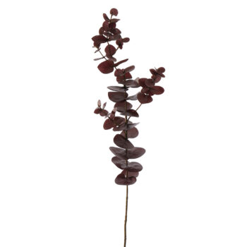 Eucalyptus Burgundy L 75 cm Fleur artificielle en soie