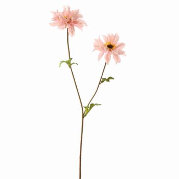 Dahlia rose L 64cm Fleur artificielle en soie
