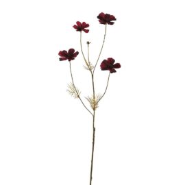 Cosmos Burgundy 72 cm Fleur artificielle en soie