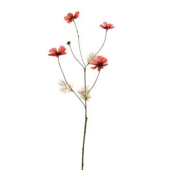 Cosmos terracotta L 72cm Fleur artificielle en soie
