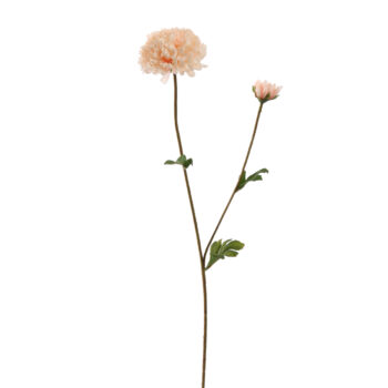 Mini Chrysanthème vanille L 63cm Fleur artificielle