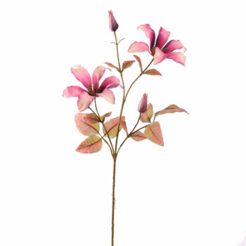 Clematis lavande L 65cm Fleur artificielle en soie