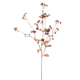 Gypsophile Burgundy L 76cm Fleur artificielle en soie