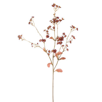 Gypsophile Burgundy L 76cm Fleur artificielle en soie