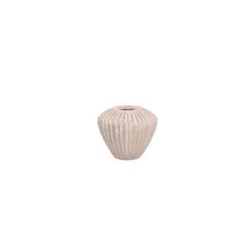 Pot Low Kaktia Beige pour plante d'intérieur