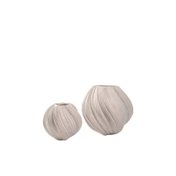 Pot Noho beige pour plante d'intérieur