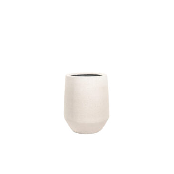 Pot cuve sandy white pour plante d'intérieur
